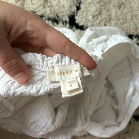 White Ruffle Top - Picture 3 of 3